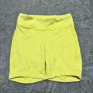 Outdoor Voices Shorts Womens Small Yellow Bike Athletic